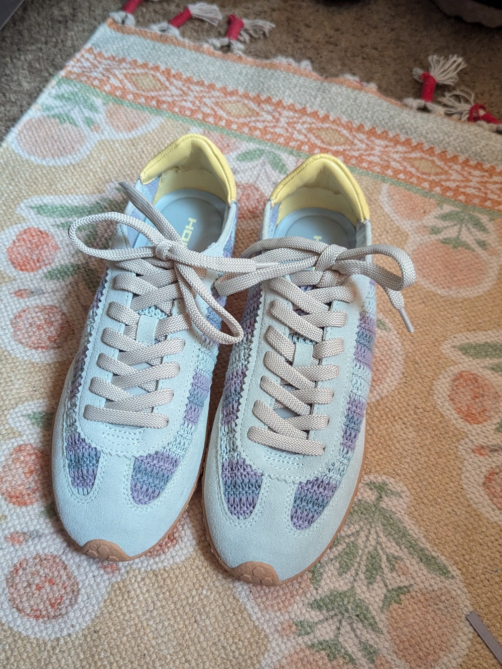 Hoff Bridge Woven Sneaker Size 41/9.5 In Light Blue Colorway NWOT